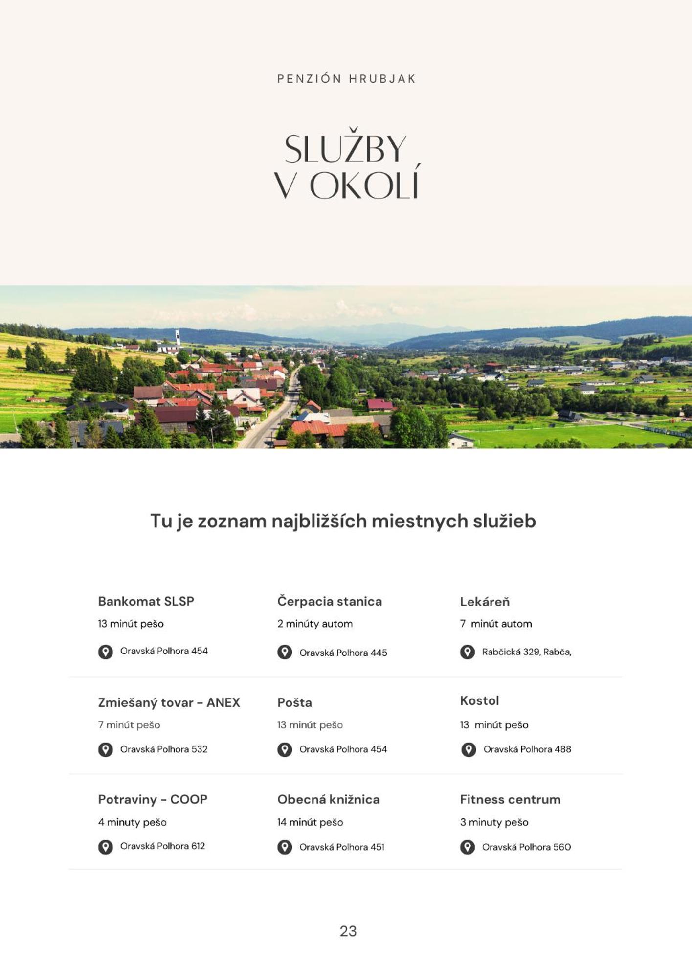 Penzión Hrubjak Oravská Polhora Exterior foto
